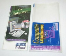 Vintage COMPUTER LEARNING VIDEO PROFESSOR CD-ROM THE INTERNET Tips Tricks PC CIB picture