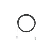 30 ft Panduit UTP28SP30BL 28 AWG Copper Cat 6 UTP Patch Cord Black picture