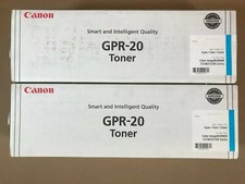 2 Genuine Canon GPR-20 Toners Cyan(X2) For Color imageRUNNER C5180/C5185 Series  picture