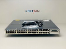 Cisco WS-C3750X-48PF-L 48 Port PoE 3750X Gigabit Switch - Same Day Shipping picture