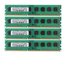 16 GB RAM 4x 4 GB DDR3 1066MHz PC3-8500 240PIN DIMM Desktop Memory Unbuffered picture