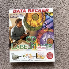 DATA BECKER CD LABEL MAKER BRAND NEW SEALED WINDOWS 95/98 picture