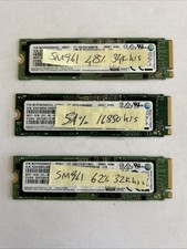 Lot of 3 x Samsung SM961 256GB, 960 PRO OEM NVME M.2 SSD MZ-VPW2560 48%-51%-62% picture