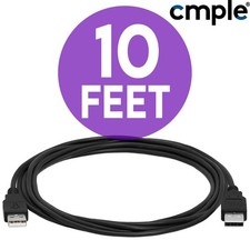 High-Speed USB 2.0 Cable USB-A Male to Male Cord Printer Hard Drive Type A Wire picture