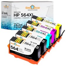 564XL Fits HP 564XL Black Cyan Magenta Yellow Photo Ink Cartridge for Photosmart picture