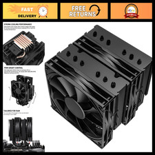 Dual Tower CPU Air Cooler with 6 Copper Heat Pipes for Efficient Cooling picture