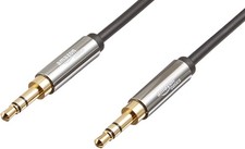 Amazon Basics 3.5mm Stereo Audio Auxiliary Cable Car Speaker 8ft Black (57639) picture