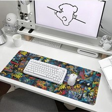 Rare Superhero Collage Print Mouse Pads For Laptop Computer PC Gaming Office picture