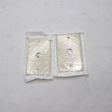 (2-Pk) Leviton Telephone/Cable Wallplate Thermoset Box Mount Light Almond 1-Gang picture