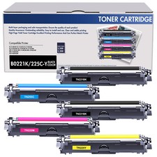 5x Color TN221 TN225 Toner Compatible With Brother HL-3140CW DCP-9020 MFC-9130CW picture