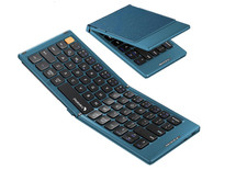 ProtoArc Foldable Compact Bluetooth Keyboard with Phone Holder, Black XK04 picture