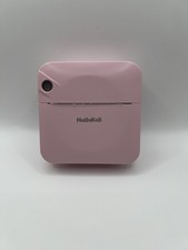 HuiJuKeJi Portable Pink Mini Handheld Thermal Sticker Printer w/ Printer Paper picture