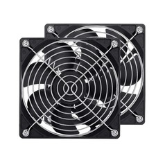 Ventilador de computadora de 12 V CC (paquete de 2) de 120 mm picture
