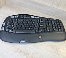 Logitech K350 Wireless Comfort Wave Ergonomic Keyboard W/Unifying USB-TESTED picture