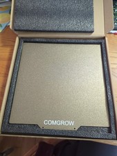 Comgrow PEI Sheet Magnetic Flexible Heated Bed, PEI Spring Steel 235X235Mm NEW picture