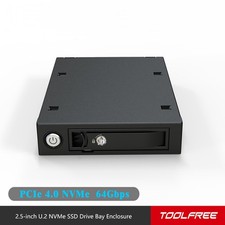 TOOLFREE U.2 U.3 NVMe PCIe 4.0 SSD Mobile Rack 2.5