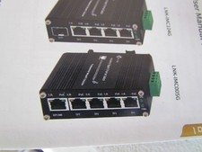 e-Link LNK-IMC005G Industrial Gigabit Ethernet Switch 5 Port DIN Rail New picture