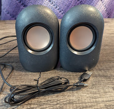 Onn USB Computer Speakers (Black)(Aux Connection) picture