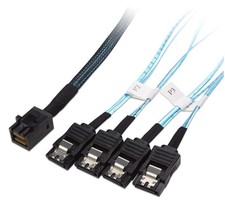 Cable Matters Internal Mini SAS HD to SATA Cable 3.3 Feet 1m SFF-8643 to SATA picture