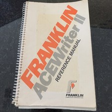 Franklin ACEWriter II Word Processor for Franklin and Apple II Systems picture