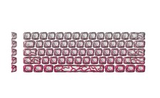 XVX Venom Keycap Set 61 Keys Metal Electroplated ABS+PC Cherry MX 60% Keyboard picture