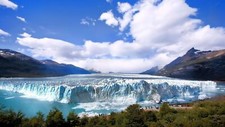 Landscape glacier mountains nature panorama ice outdoors Custom Gaming Mat Desk picture
