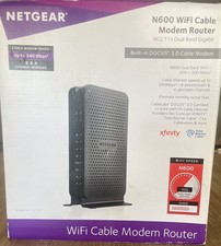 NETGEAR N600 WiFi Cable Modem Router - Model C3700 picture
