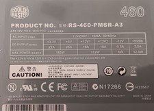 460 Watt Max Power Supply PSU RS-460-PMSR-A3 Cooler Master Extreme Power Plus picture