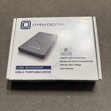 Oyen Digital U32 Shadow 1TB USB-C USB 3.2 External SSD, XBox - Factory Sealed picture
