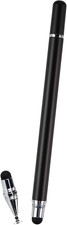 3-In-1 Professional Stylus Pen, White Metal Barrel with Capacitive Tip, Digital picture