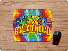 GRATEFUL DEAD BEARS CUSTOM DESIGN DESK PC MOUSE PAD MAT HOME OFFICE GIFT picture