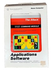 Texas Instruments TI 99/4a The Attack Game Computer Module Complete picture