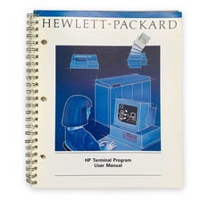 Hewlett-Packard HP Terminal Program User Manual 1988 Vintage Computer picture