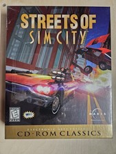 Vintage Streets of SimCity PC Game CD-ROM New Sealed Maxis Electronic Arts 1997 picture