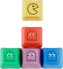 OEM Profile Pac-Man 5 Dye PBT Keycaps MX Mechanical Keyboard Sublimation picture