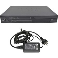 Cisco C881-K9 Quad-Port Fast Ethernet Integrated Services Router +AC Adapter picture