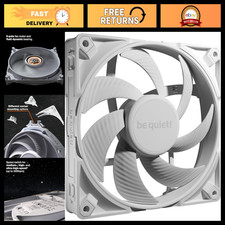 High-Speed 140mm PWM Gaming PC Case Fan - Silent, Efficient, White LED Lighting picture
