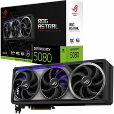 ASUS ROG-ASTRAL-RTX5080-O16G-GAMING RTX5080 16GB GDDR7 PCIe 5.0 GPU Graphic Card picture