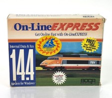 Vintage 90s Boca Research INC On-LineEXPRESS 14.4 Internal Data & Fax Modem picture