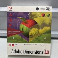 Adobe Dimensions 3.0 Education Version Academic ID Required Mac *NEW/ Sealed picture