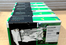5X NEW CLOVER REPLACEMENT FOR HP CF226X BLACK HIGH YIELD TONER CARTRIDGES picture