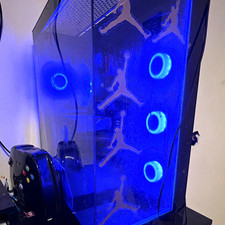 Custom/Whitebox O11 Gaming Tower Desktop PC, Black, RGB Lighting picture