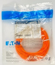 Eaton 4318-30M LC to LC Duplex Multimode 62.5/125 OM1 Fiber Patch Cable 98ft picture