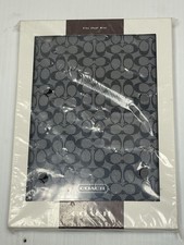 Coach New York Black White Signature Mini iPad Case  picture