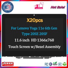 x20pcs For Lenovo 11e Yoga Gen 6 (20SE 20SF) HD LCD Screen 5M11B01074 5M11D12754 picture