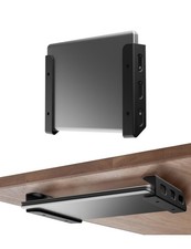 Universal Laptop Wall Mount or Under Desk Mount Holder, Black picture