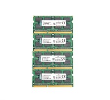 Kingston 4pcs 4GB 2RX8 PC3-10600S DDR3 1333Mhz Kits Laptop Memory RAM SODIMM CL9 picture