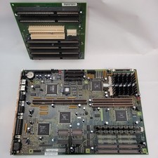 IBM PC 300 Motherboard 11H9667 OPTi Viper Trident VGA with ISA PCI Riser Card picture