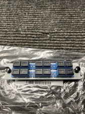 RLH Industries Fiber Adapter Plate, 12-fibers, SC, Singlemode,  AP-SC6-LDSM-G picture