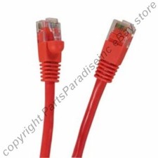 PURE COPPER 15ft long RJ45 Cat5e Ethernet/Network UTP 8p8c Cable/Cord/Wire{RED picture